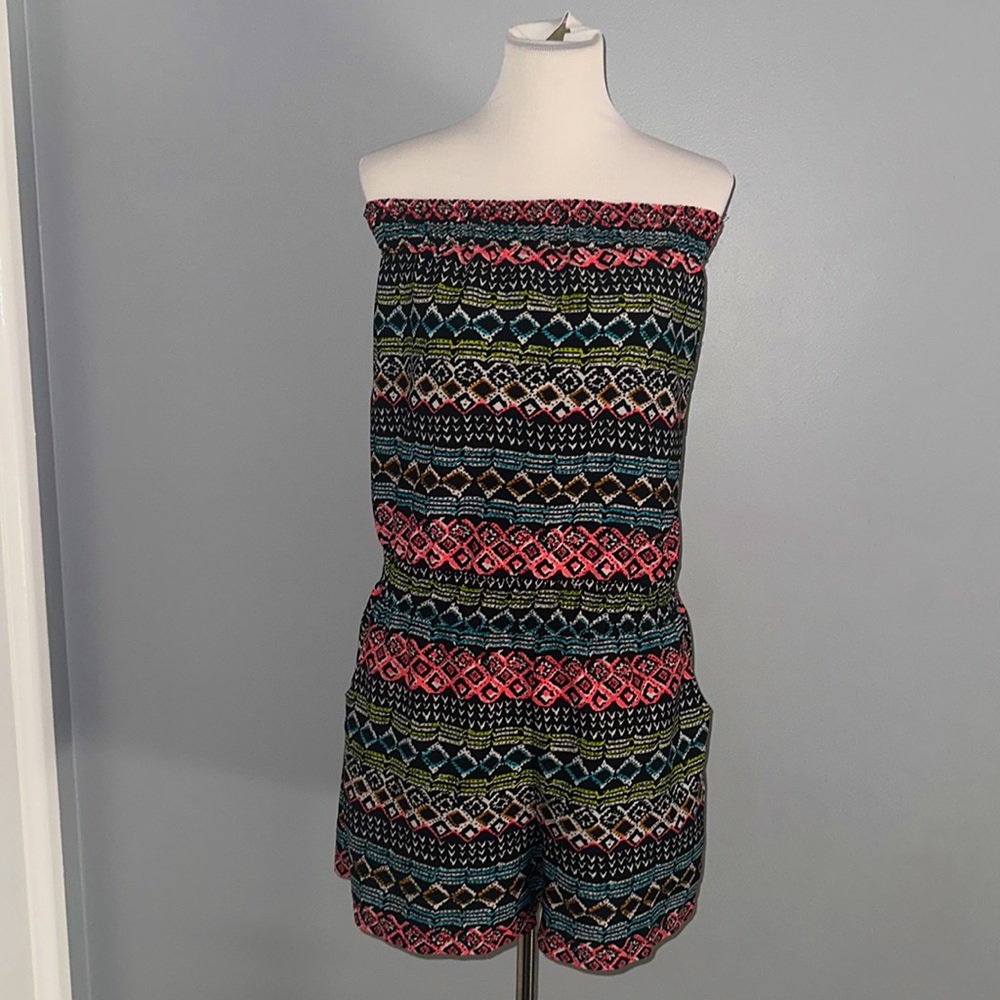 Speed Control Strapless Romper